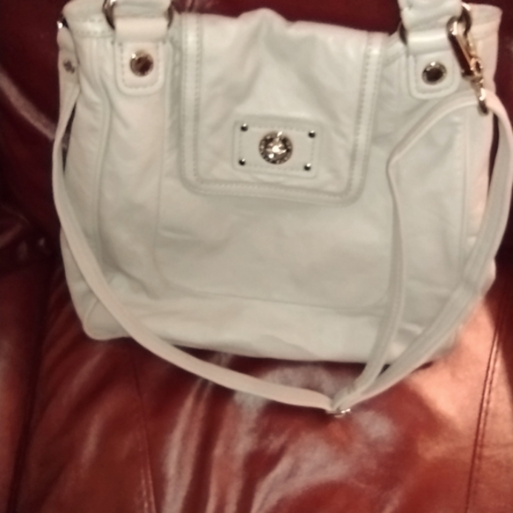 Marc Jacobs Neutral Leather Satchel, EUC